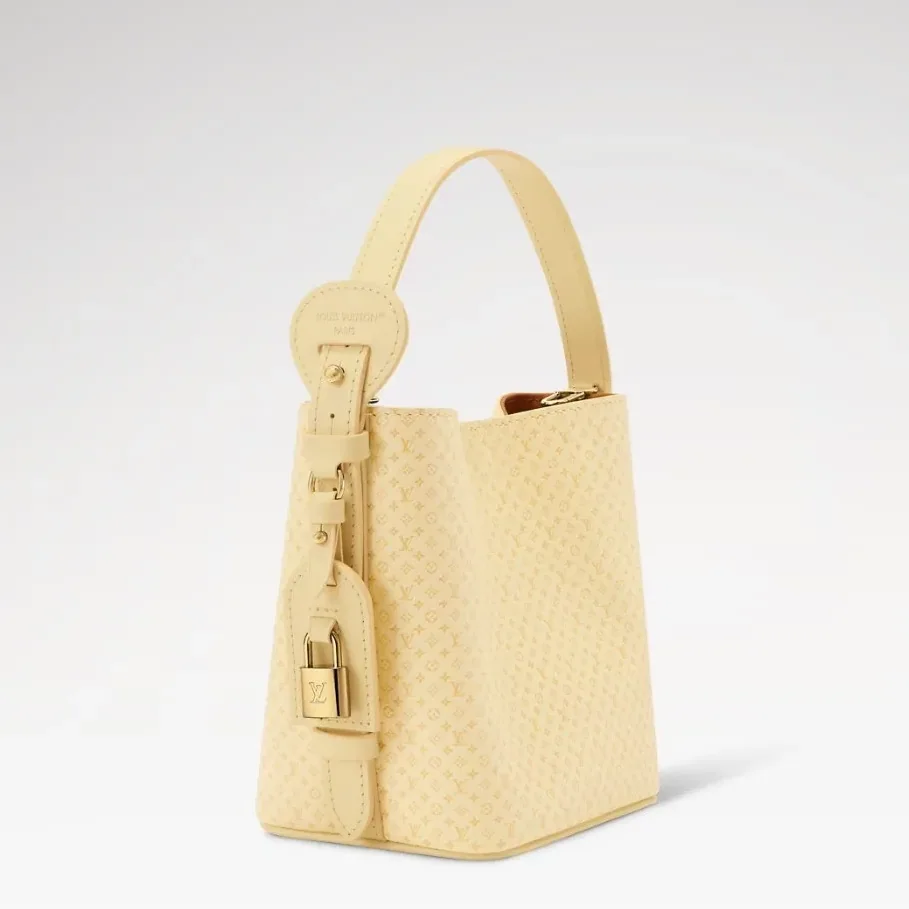 Louis Vuitton All In BB Bucket Bag in Banane Gold Hardware