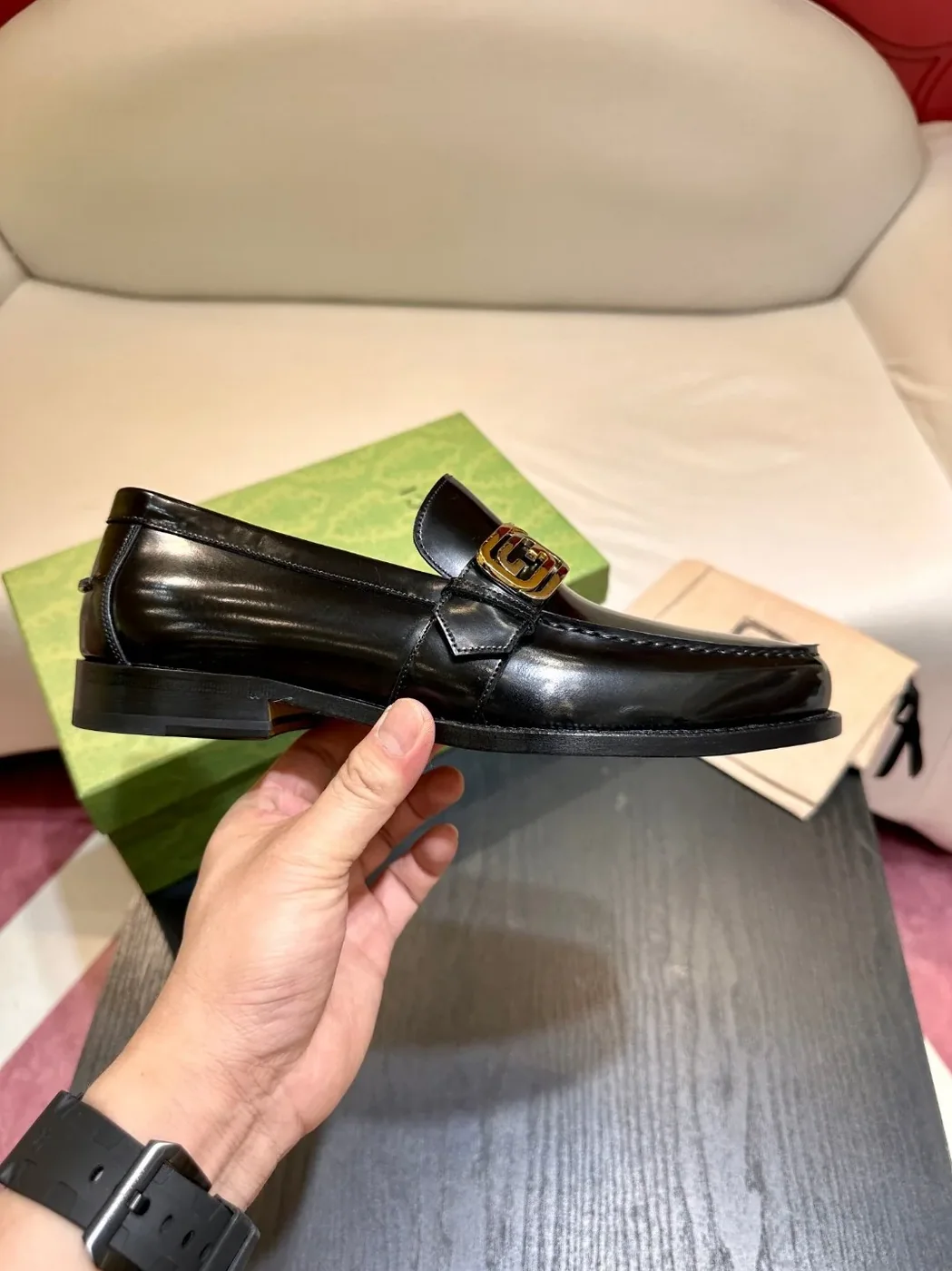 Gucci Interlocking G Loafer Black Gucci Interlocking G Loafer Black