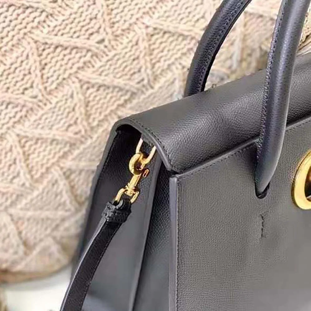 Dior Large ST Honore Tote Black Grained Calfskin for Women Dior Large ST Honore Tote Black Grained Calfskin for Women