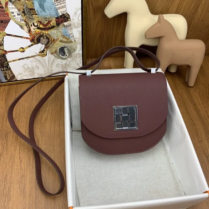 Hermes Mosaique 17 Burgundy, Silver Toned Hardware Bag Hermes Mosaique 17 Burgundy, Silver Toned Hardware Bag