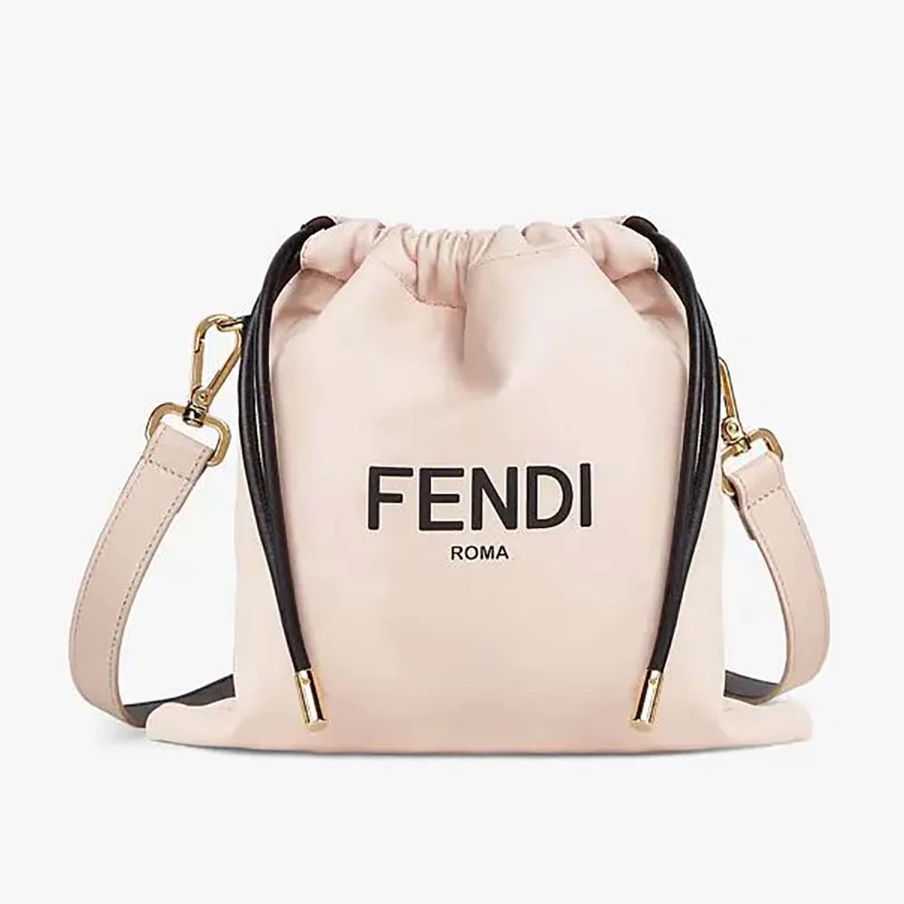 Fendi Fendi Pack Small Pouch Pink Nappa Leather Bag for Women Fendi Fendi Pack Small Pouch Pink Nappa Leather Bag for Women