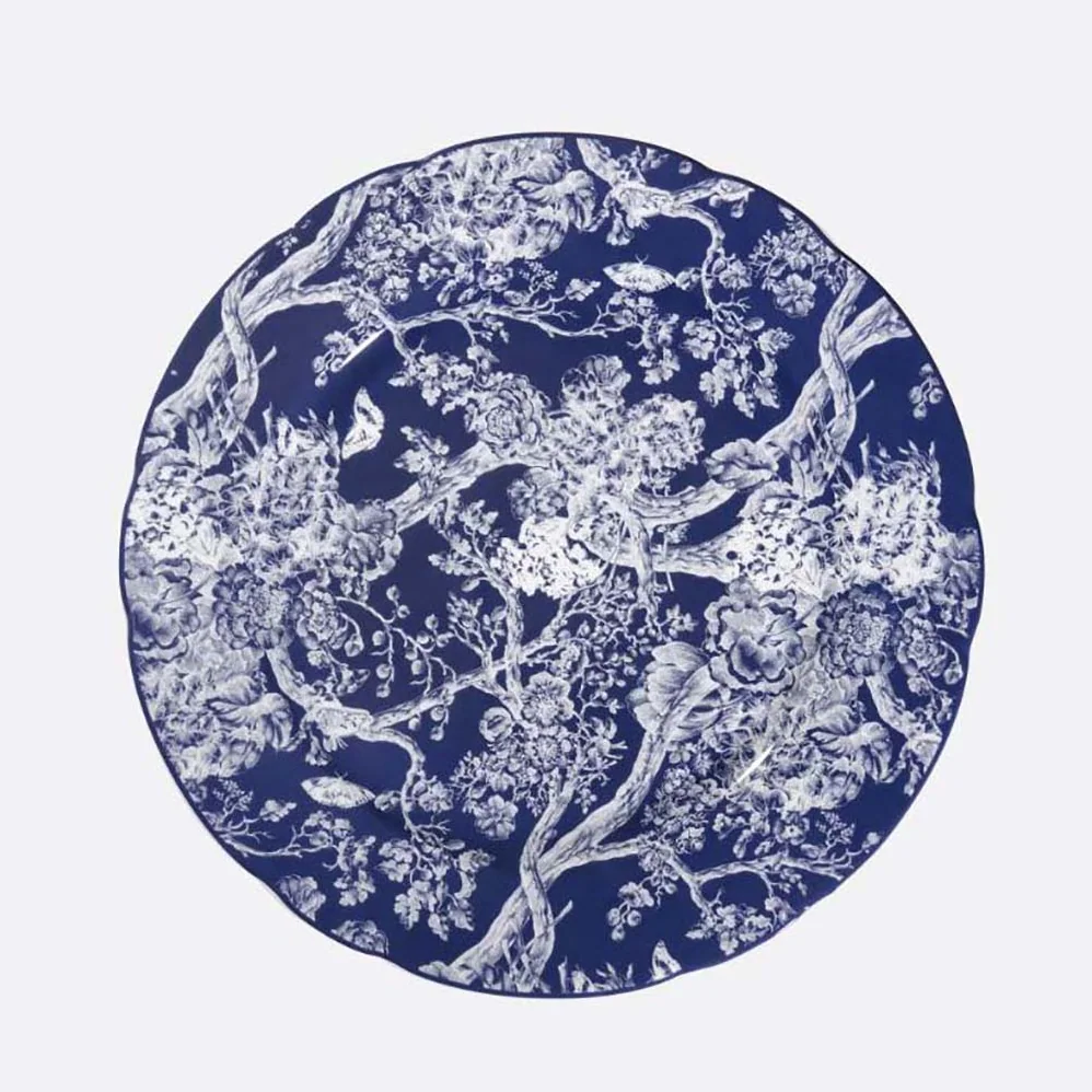 Dior Decorative Plate Blue Toile de Jouy Hydrangea for Unisex Dior Decorative Plate Blue Toile de Jouy Hydrangea for Unisex