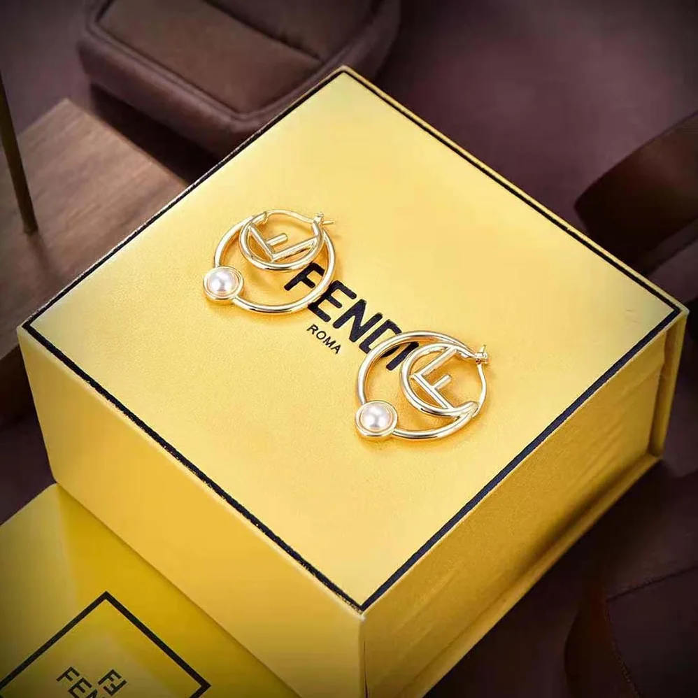 Fendi F is Fendi Earrings Gold for Women in colored Metal Fendi F is Fendi Earrings Gold for Women in colored Metal