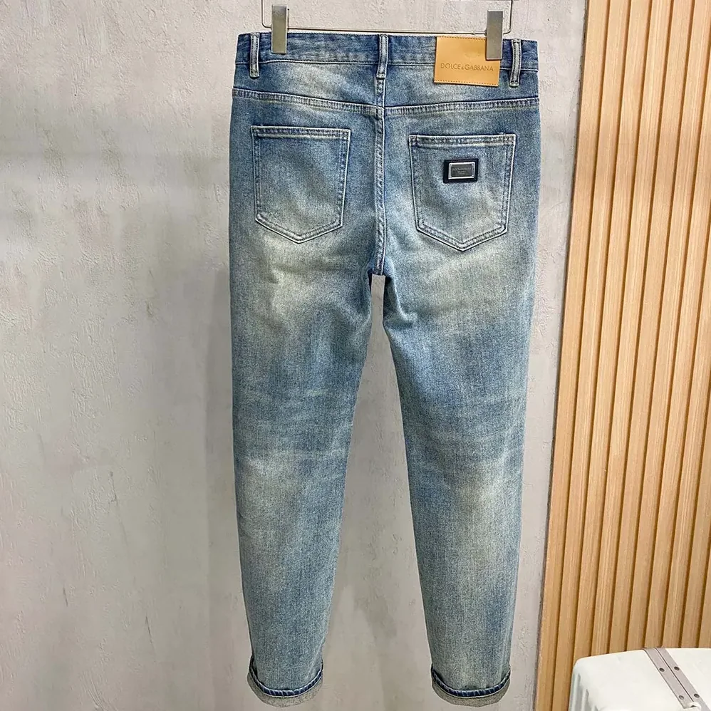 Dolce Gabbana D&G Regular Cotton Jeans-GYJCCDG8NR9S9001 for Men