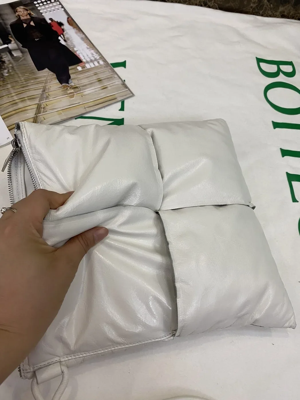 Bottega Veneta Clutch White