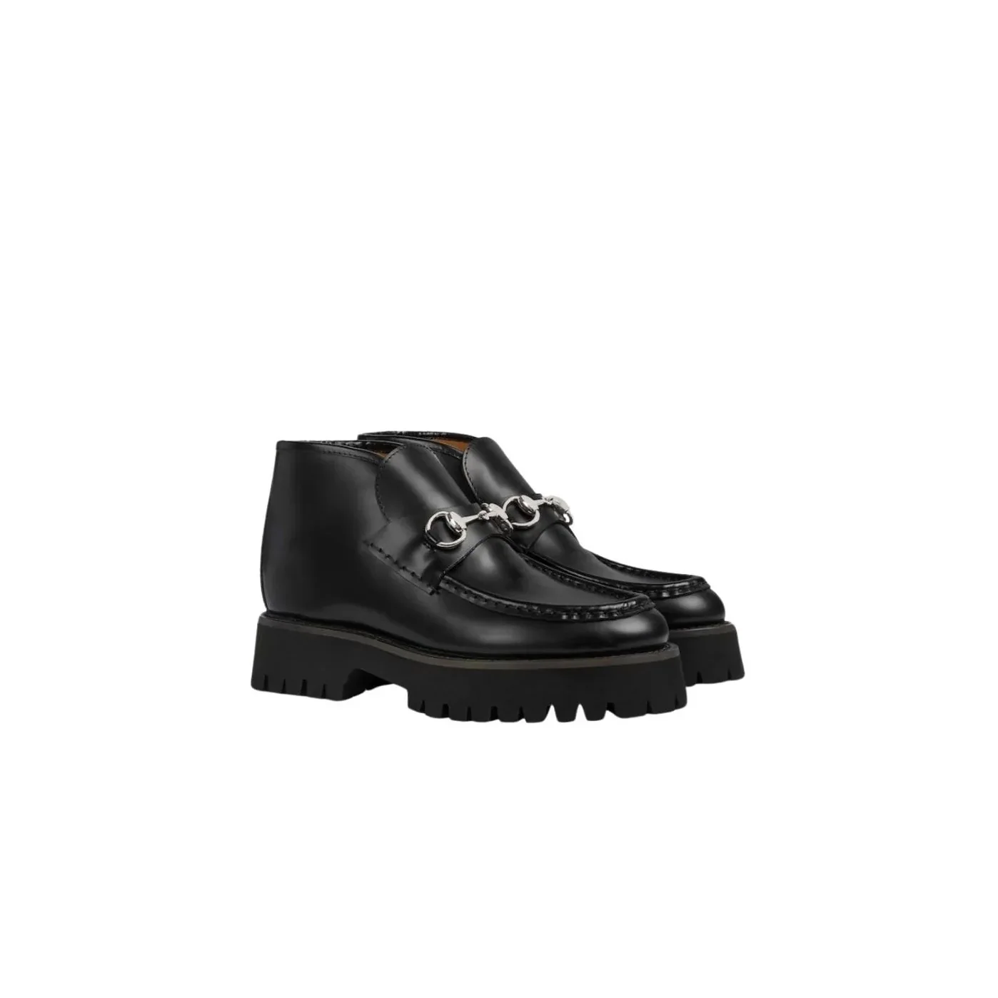 Gucci Ankle With Horsebit Boots Black Gucci Ankle With Horsebit Boots Black