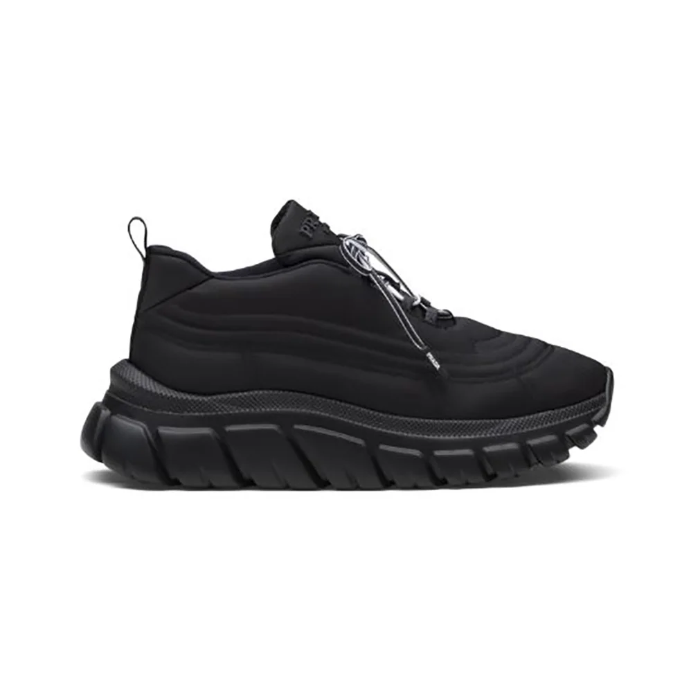 Prada Rush Gabardine Re-Nylon Sneakers for Women in Black Prada Rush Gabardine Re-Nylon Sneakers for Women in Black