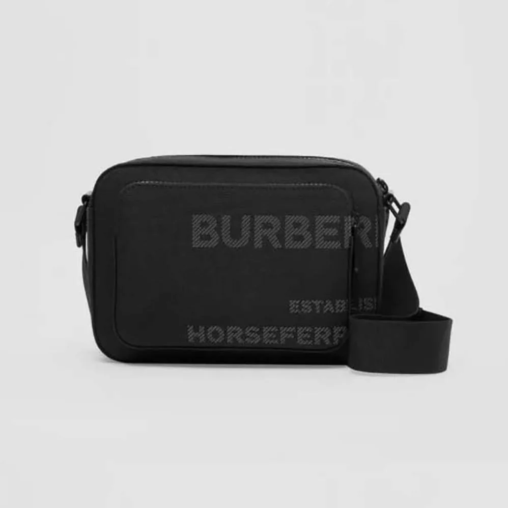 Burberry Horseferry Print Nylon Crossbody Bag for Men Burberry Horseferry Print Nylon Crossbody Bag for Men