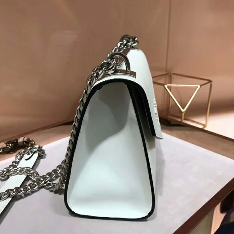 Prada Monochrome Saffiano Leather Bag in White Prada Monochrome Saffiano Leather Bag in White
