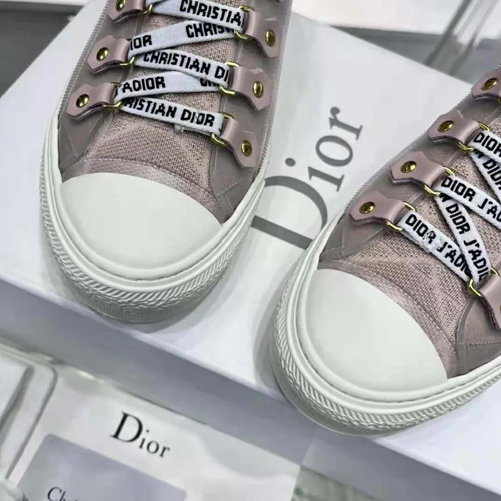 Dior Walk'N'Dior Sneaker Nude Macrocannage Technical Mesh for Women