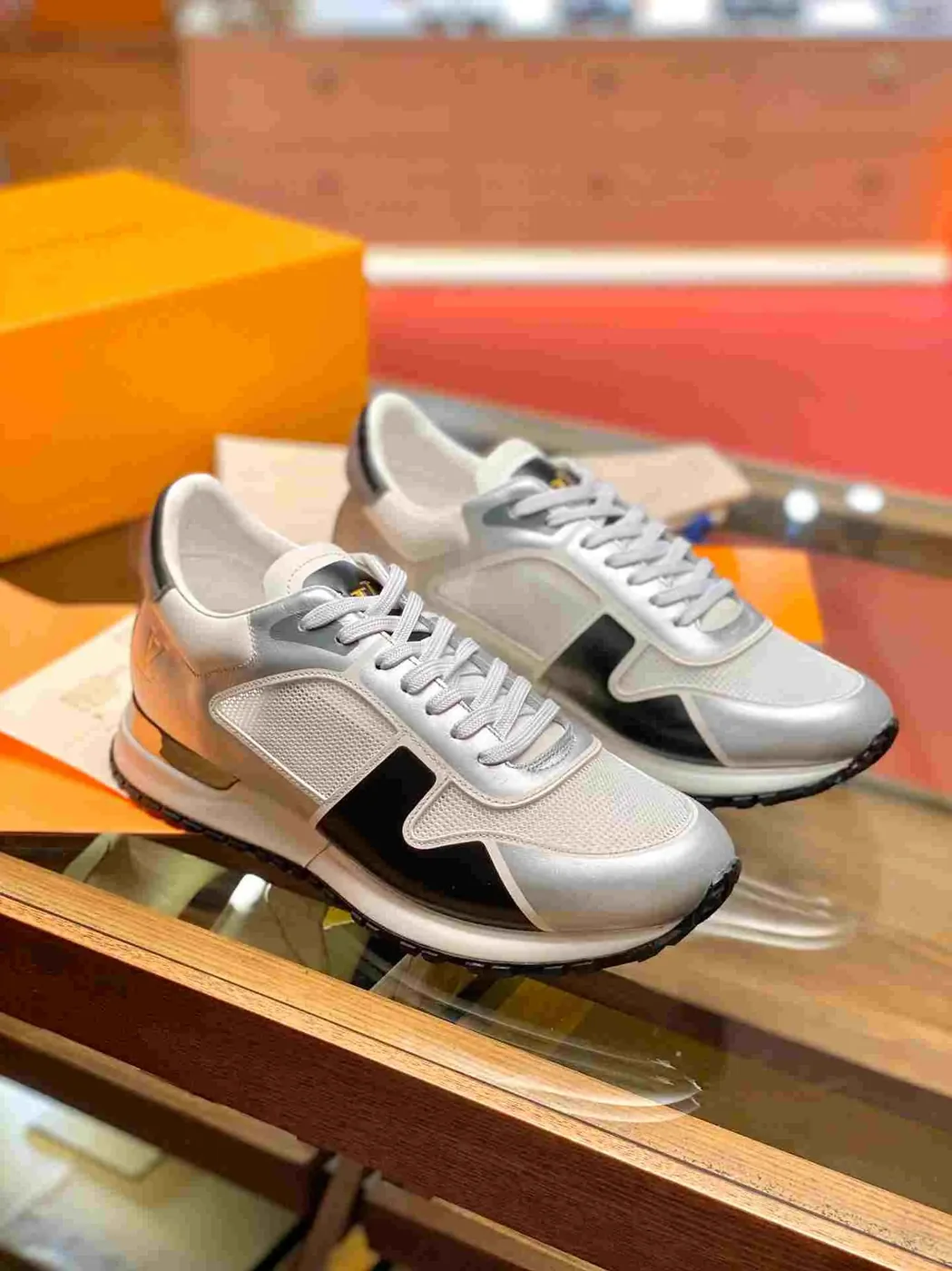 Louis Vuitton Run Away Sneaker Silver Louis Vuitton Run Away Sneaker Silver