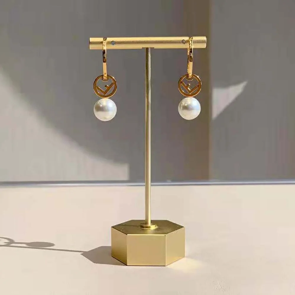 Fendi F Is Fendi Earrings Gold for Women in coloured