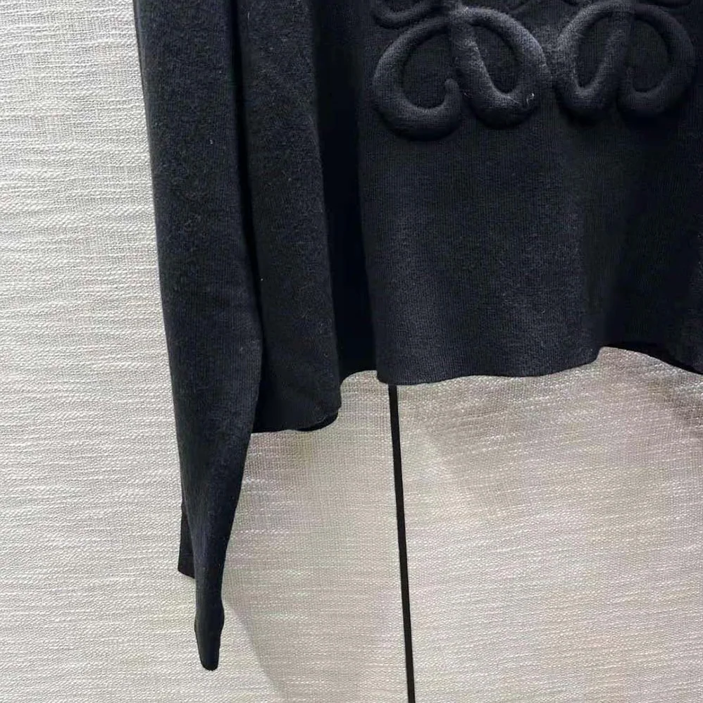 Loewe Anagram Sweater in Wool for Women in Black