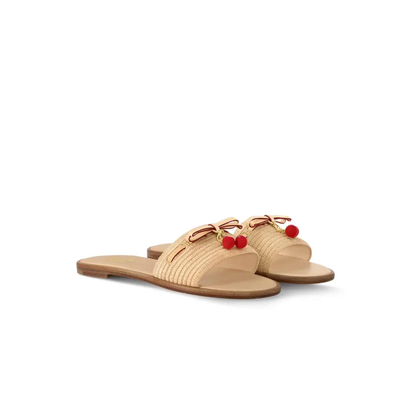 Louis Vuitton LV x TM Lily Flat Mule Raffia 1AHLRN Louis Vuitton LV x TM Lily Flat Mule Raffia 1AHLRN
