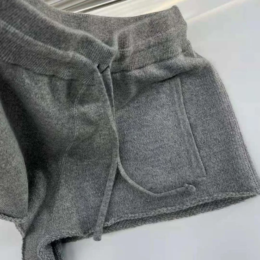 Miu Miu Wool and Cashmere Shorts for Women Miu Miu Wool and Cashmere Shorts for Women
