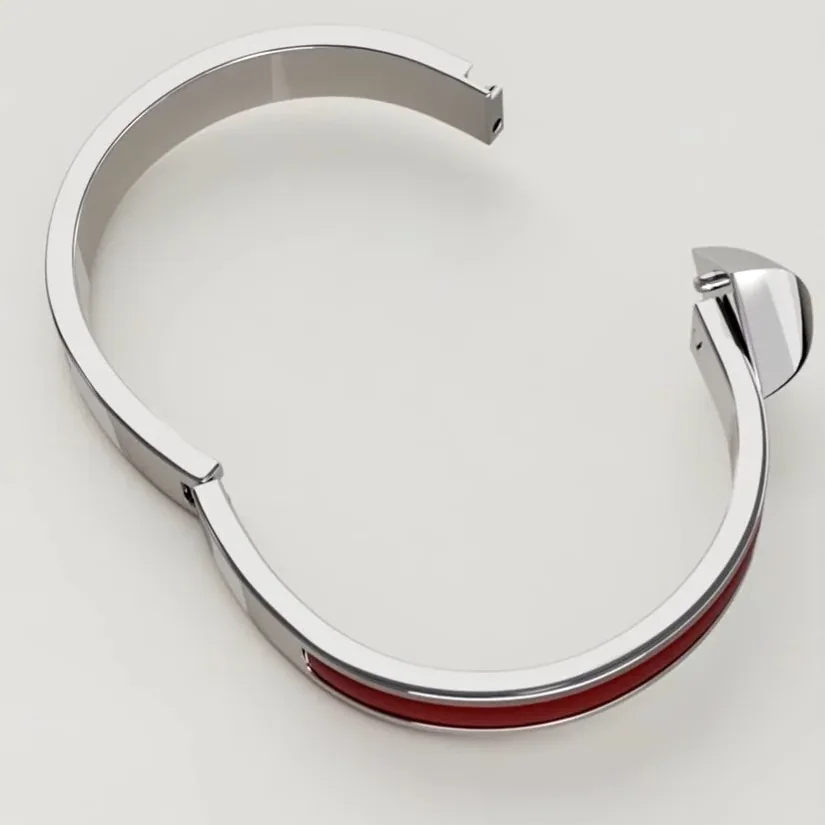 Hermes Mini Clic Medor Bracelet Myrtille Silver Hardware Hermes Mini Clic Medor Bracelet Myrtille Silver Hardware