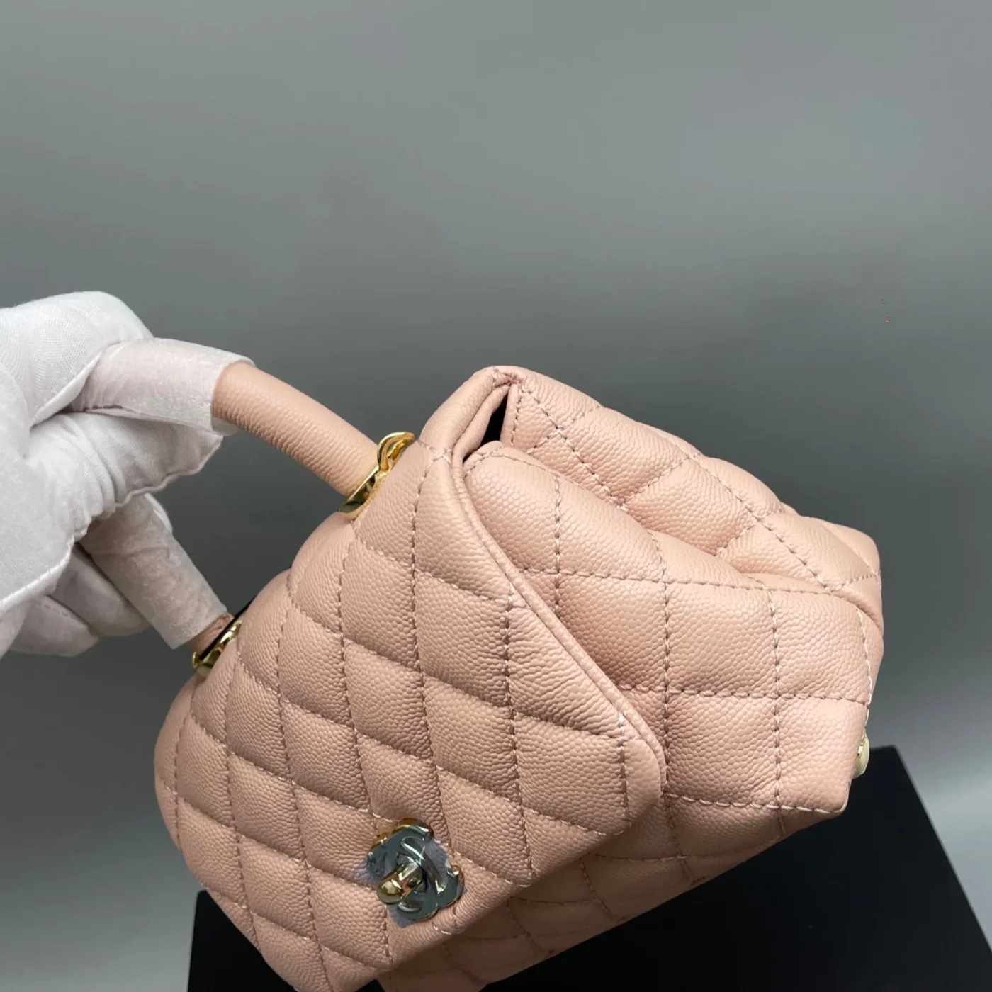 Chanel Coco Handle Mini Bag Pink 5,/