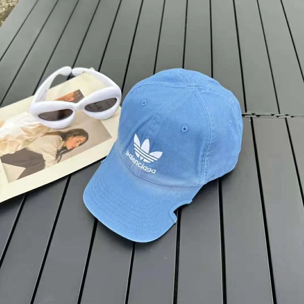 Balenciaga Balenciaga for Unisex in Adidas Cap in Blue Balenciaga Balenciaga for Unisex in Adidas Cap in Blue
