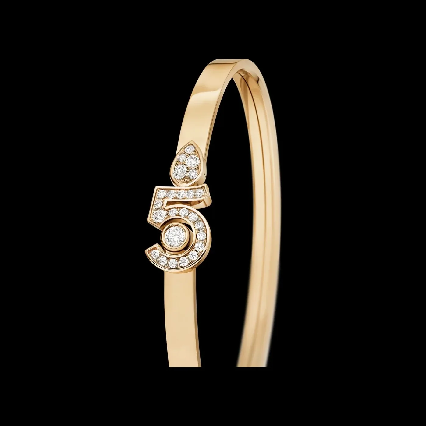 Chanel Eternal N°5 Bracelet Beige Gold Chanel Eternal N°5 Bracelet Beige Gold