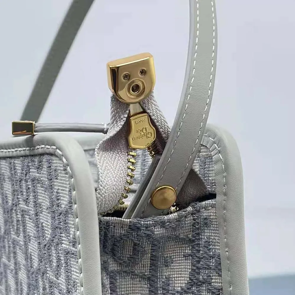 Dior Medium 30 Montaigne Pouch Gray Dior Oblique Jacquard for Women Dior Medium 30 Montaigne Pouch Gray Dior Oblique Jacquard for Women
