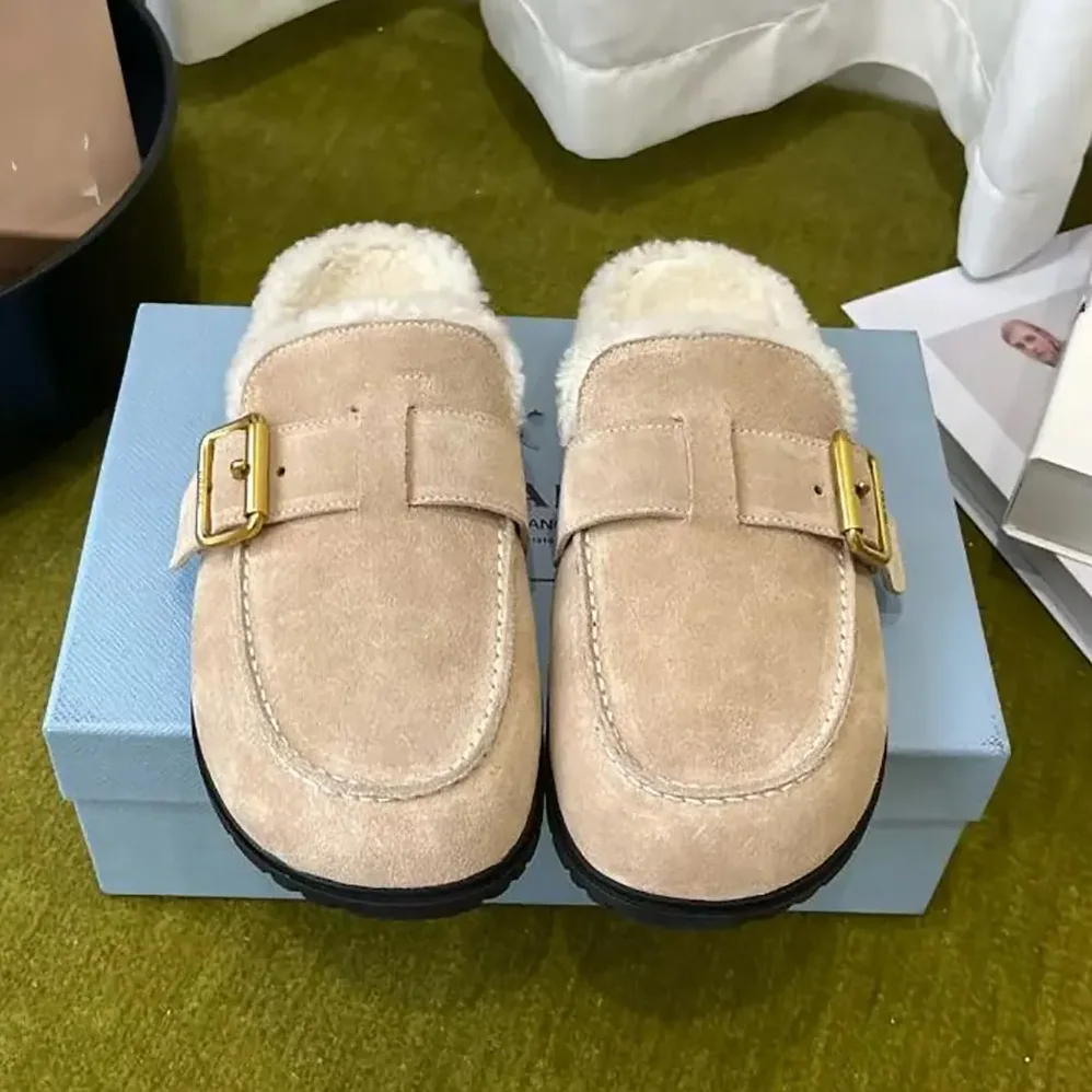 Prada Suede Mules Desert Beige for Women Prada Suede Mules Desert Beige for Women
