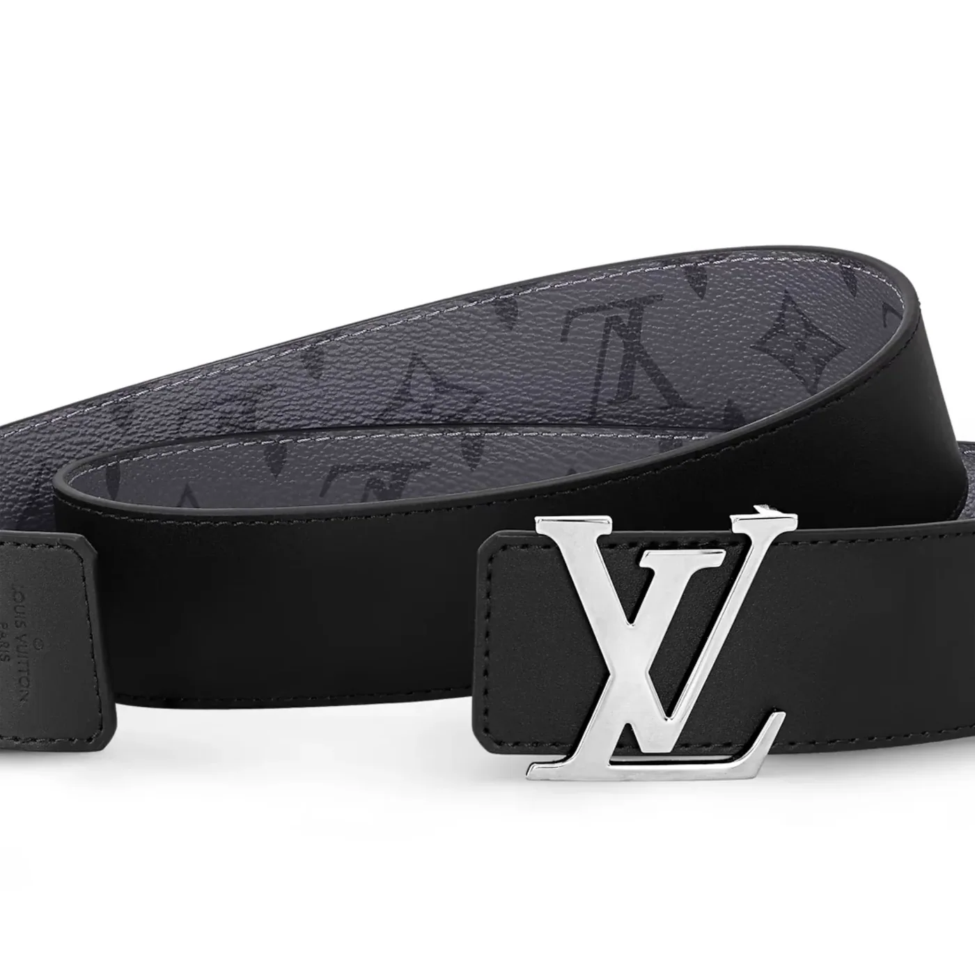 Louis Vuitton LV Initiales Reversible Belt Monogram Eclipse Louis Vuitton LV Initiales Reversible Belt Monogram Eclipse
