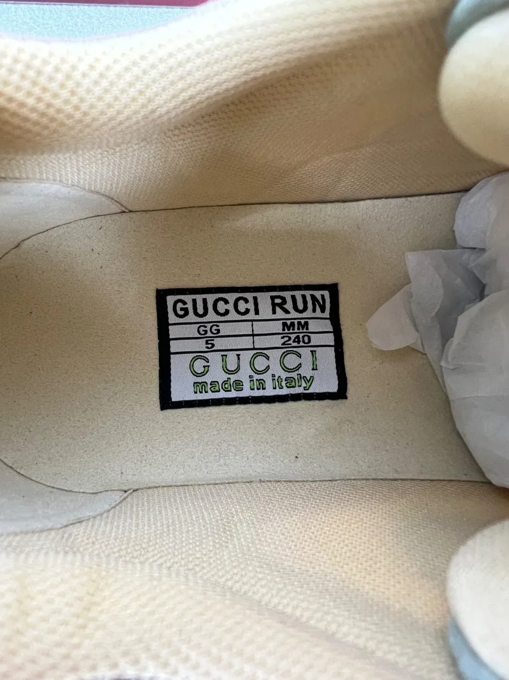 Gucci Gucci Run Sneaker Yellow for Women Gucci Gucci Run Sneaker Yellow for Women