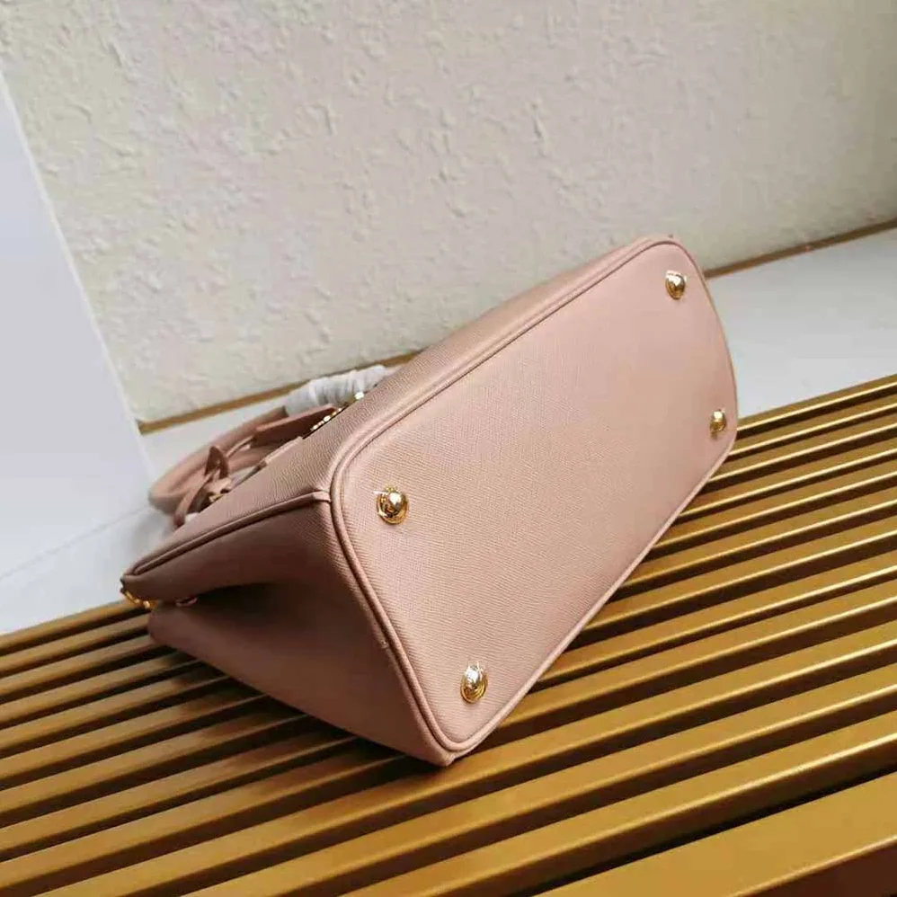 Prada Small Saffiano Leather Prada Galleria Bag for Women in Sandy