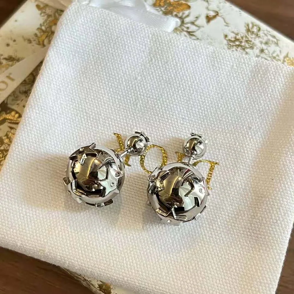 Dior Tribales Earrings Silver and Silver for Women in Tone Crystals Dior Tribales Earrings Silver and Silver for Women in Tone Crystals