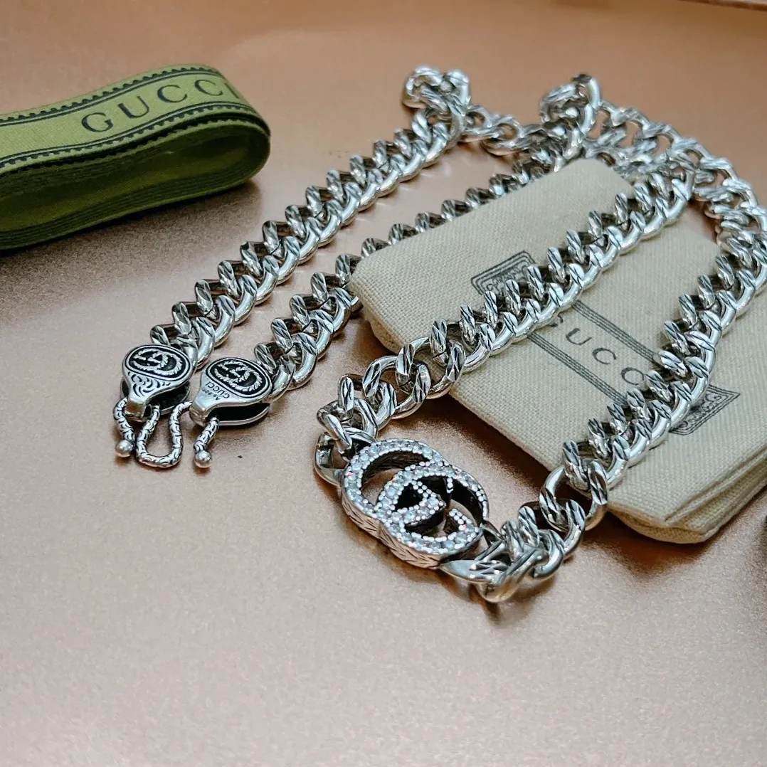 Gucci Necklace Chain Silver Gucci Necklace Chain Silver
