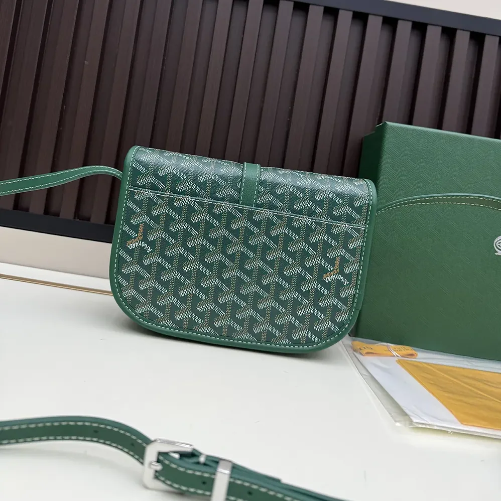 Goyard Belvedere Mm Bag for Unisex in Green
