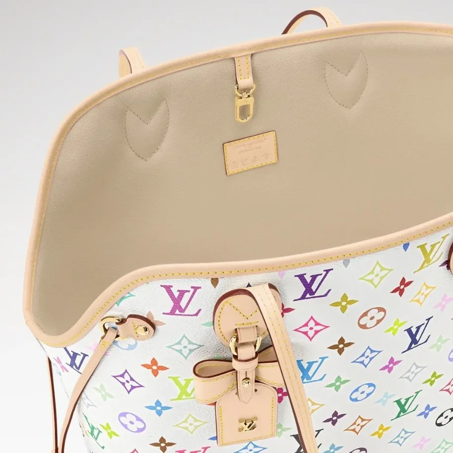 Louis Vuitton LV x TM Neverwoof Tote Bag in Multicolored Gold Hardware