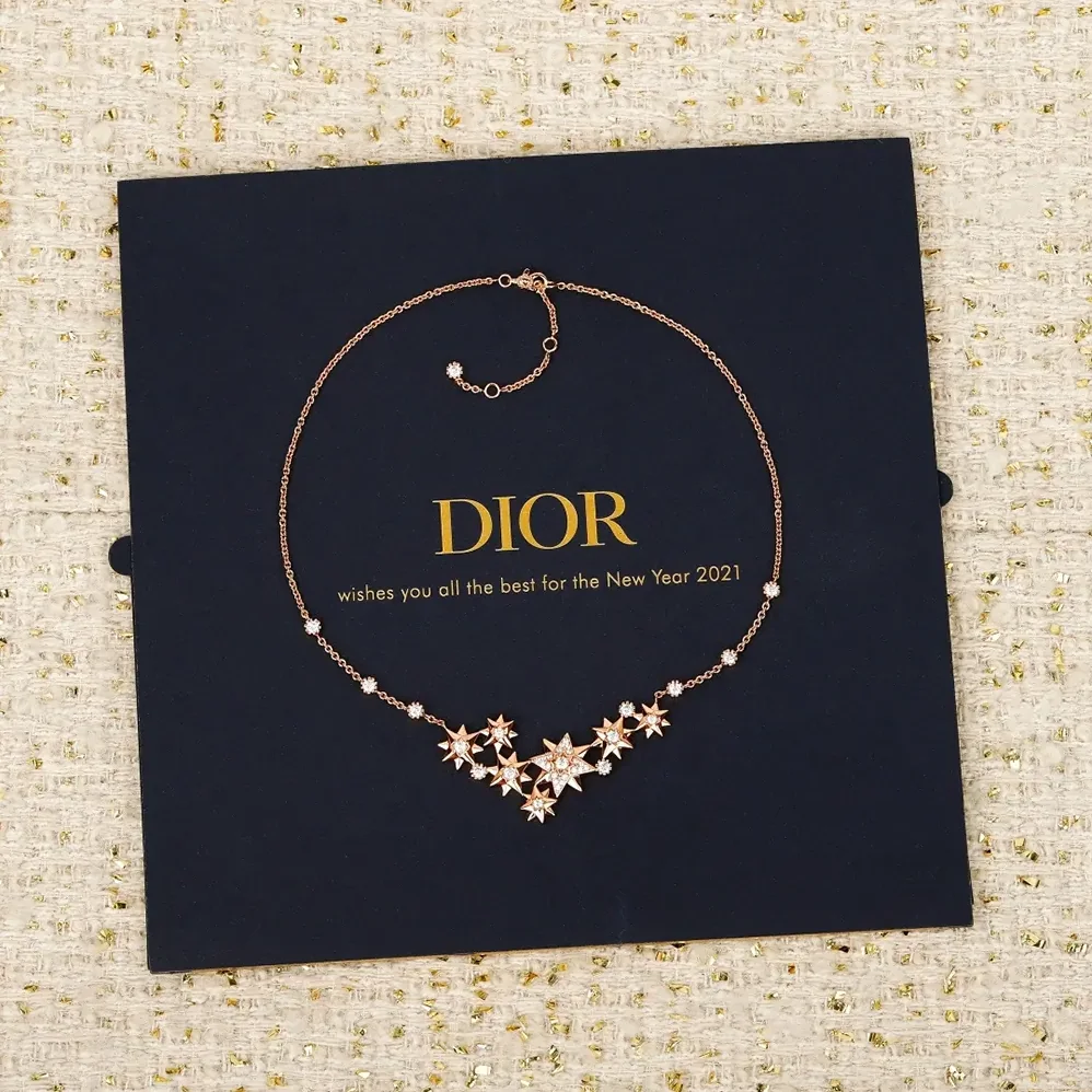 Dior Étoile des Vents Necklace Pink Gold and Diamonds for Women Dior Étoile des Vents Necklace Pink Gold and Diamonds for Women