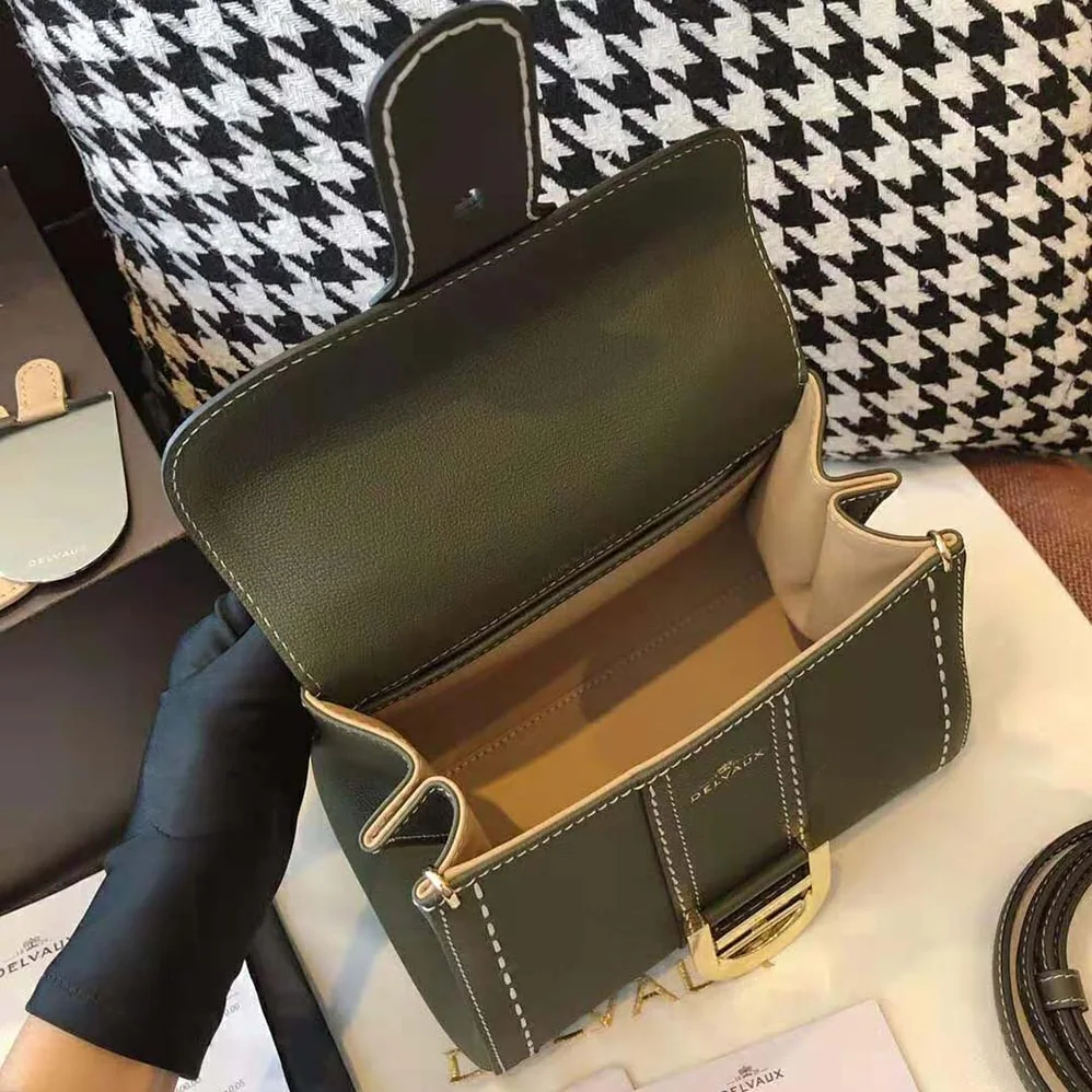 Delvaux Brillant Mini Surpique in Rodeo Calf for Women Delvaux Brillant Mini Surpique in Rodeo Calf for Women