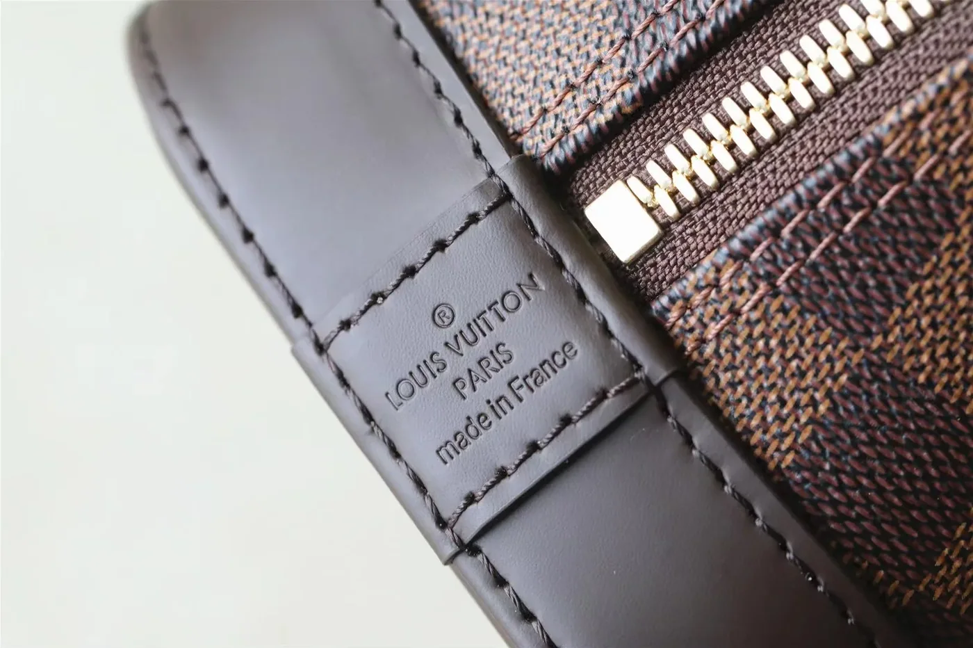 Louis Vuitton Alma BB Top Handle Bag in Brown Gold Hardware Louis Vuitton Alma BB Top Handle Bag in Brown Gold Hardware