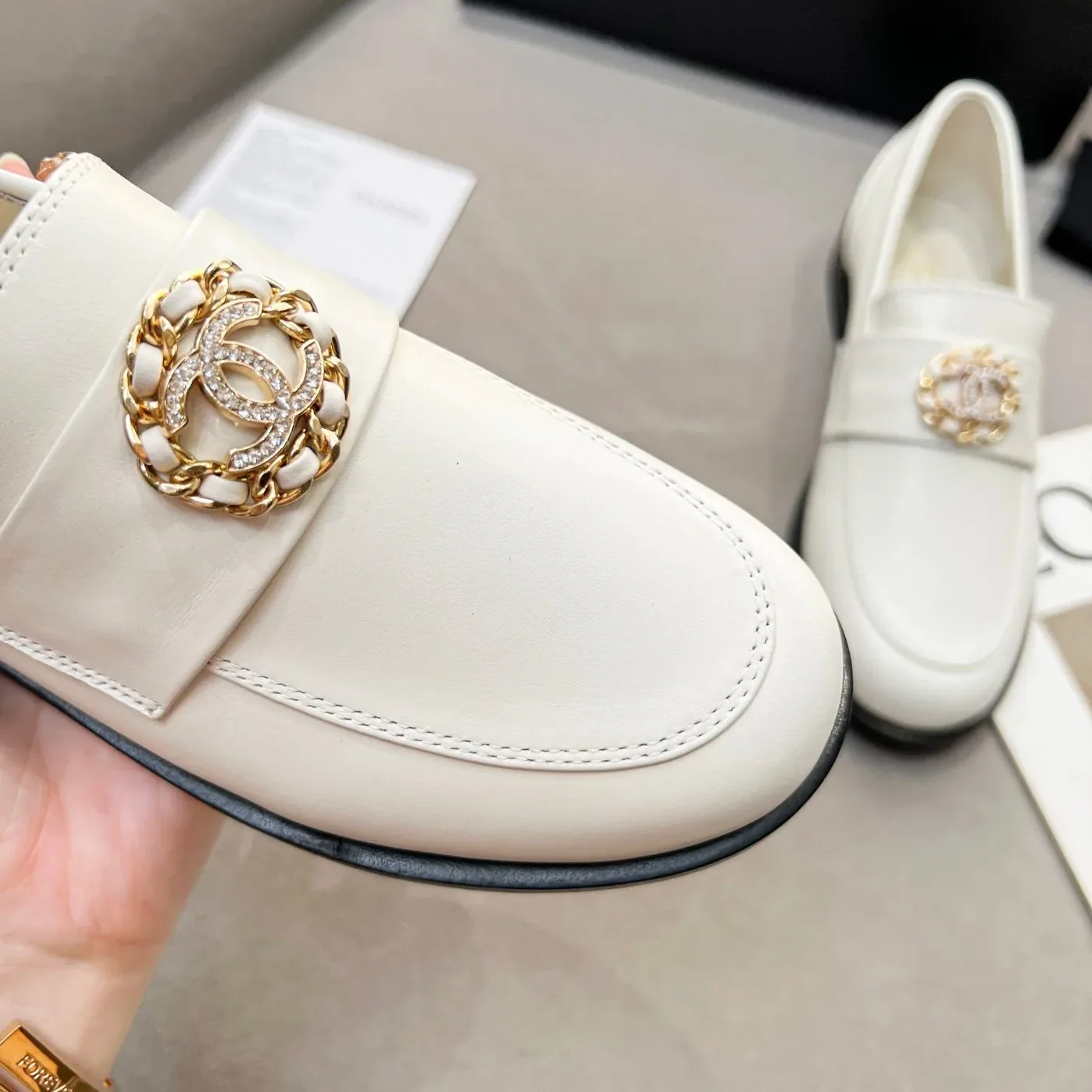 Chanel Loafers White for Women Chanel Loafers White for Women