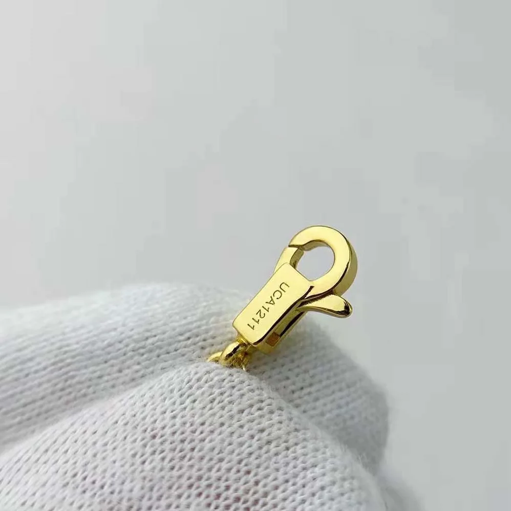 Celine Separables Triomphe Bag Pendant in Brass with Gold Finish for Women