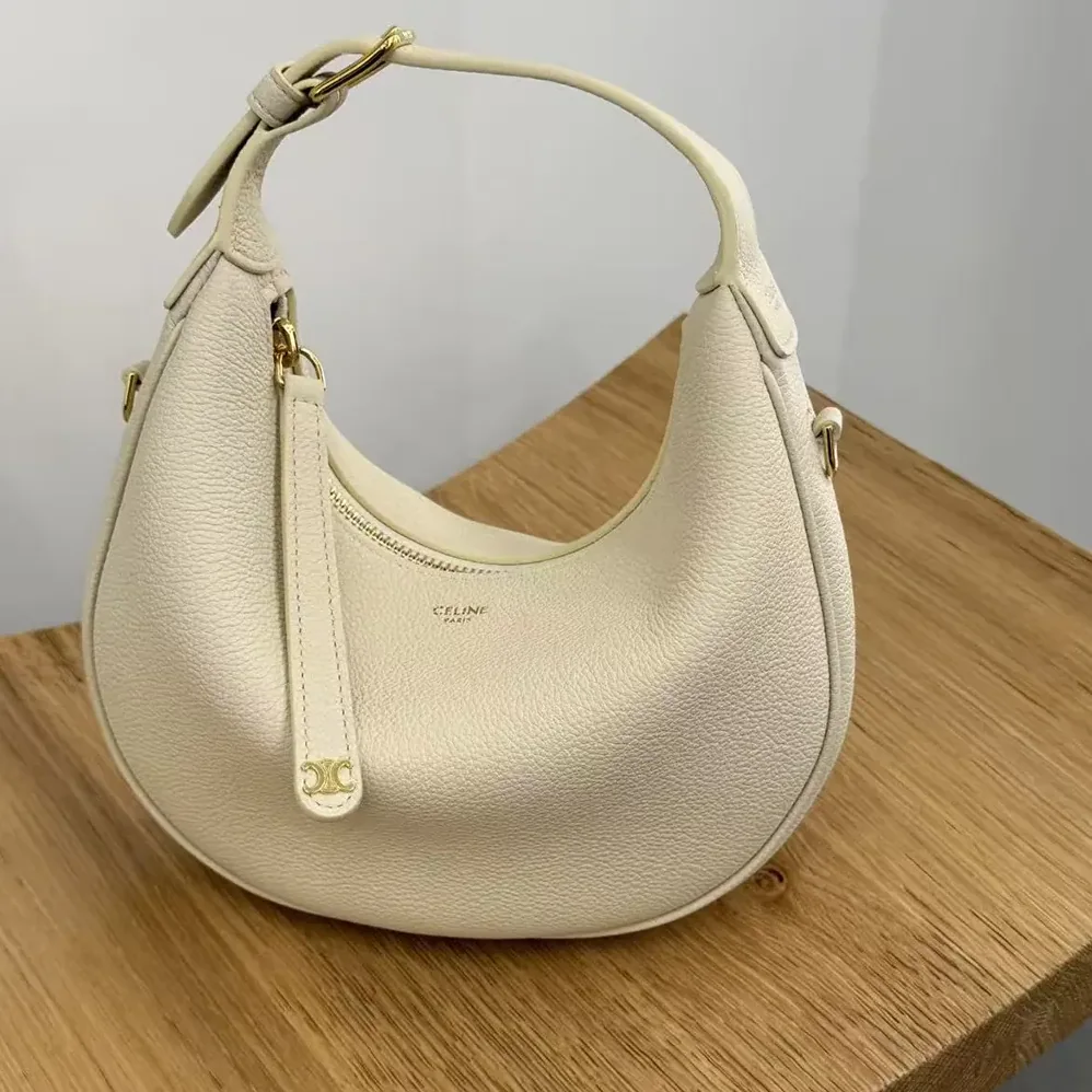 Celine Teen Celine Llulu in Grained Calfskin for Women in Beige