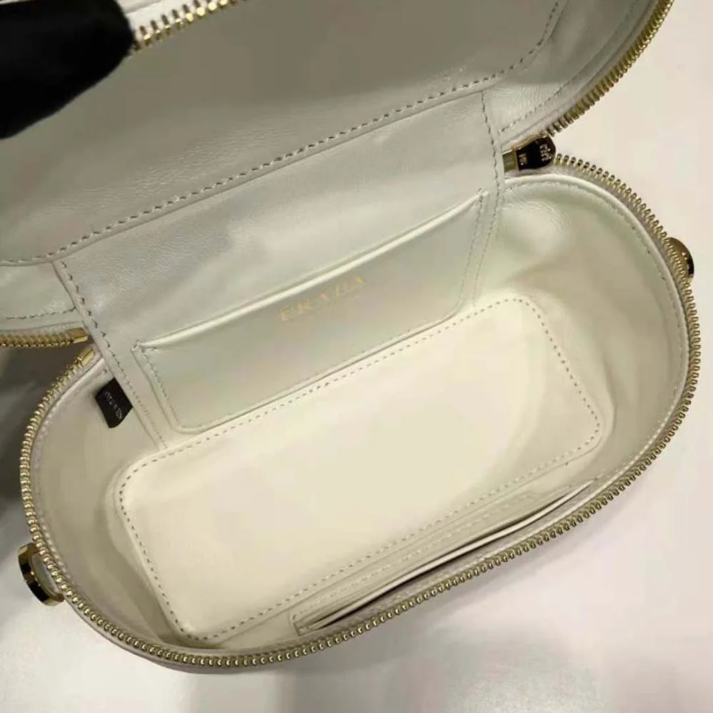 Prada Leather Mini-Bag for Women in White