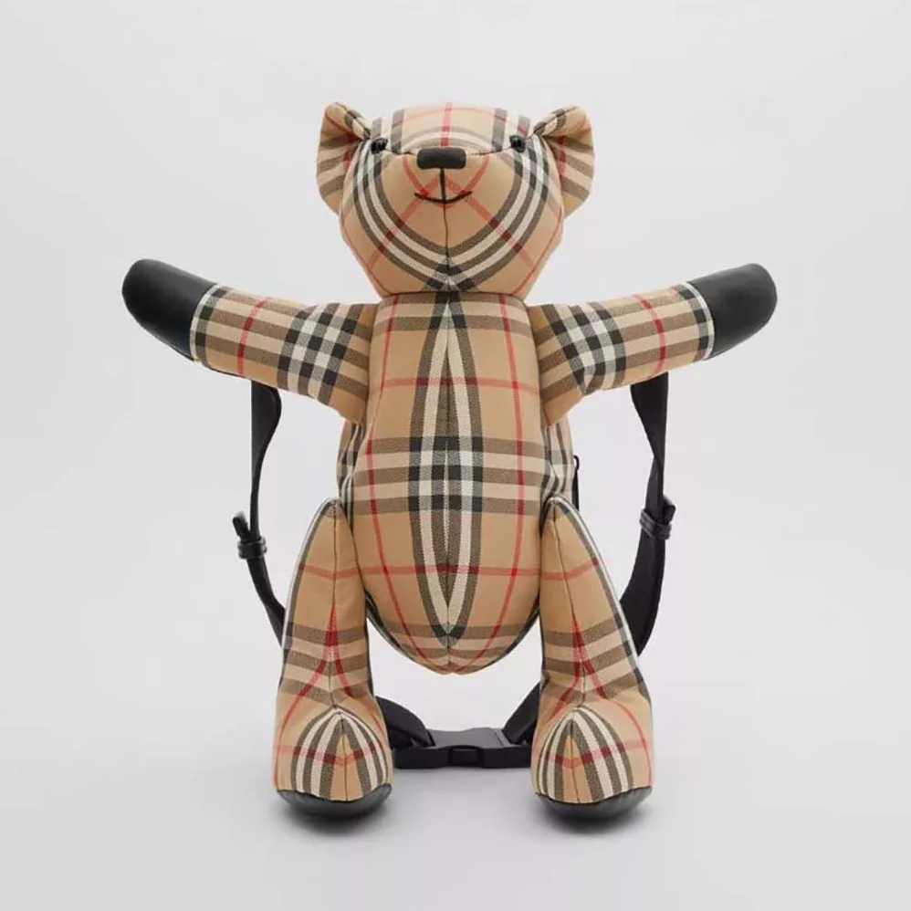 Burberry Exaggerated Check Thomas Bear Bum Bag for Women Burberry Exaggerated Check Thomas Bear Bum Bag for Women