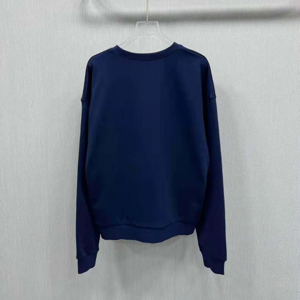 Celine Celine Paris 16 Sweatshirt in Cotton Fleece for Men in Navy
