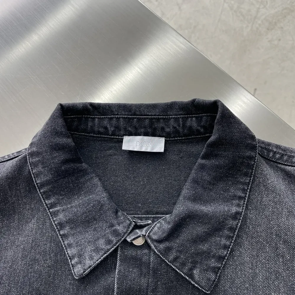 Dior Overshirt Black Cotton Twill for Women