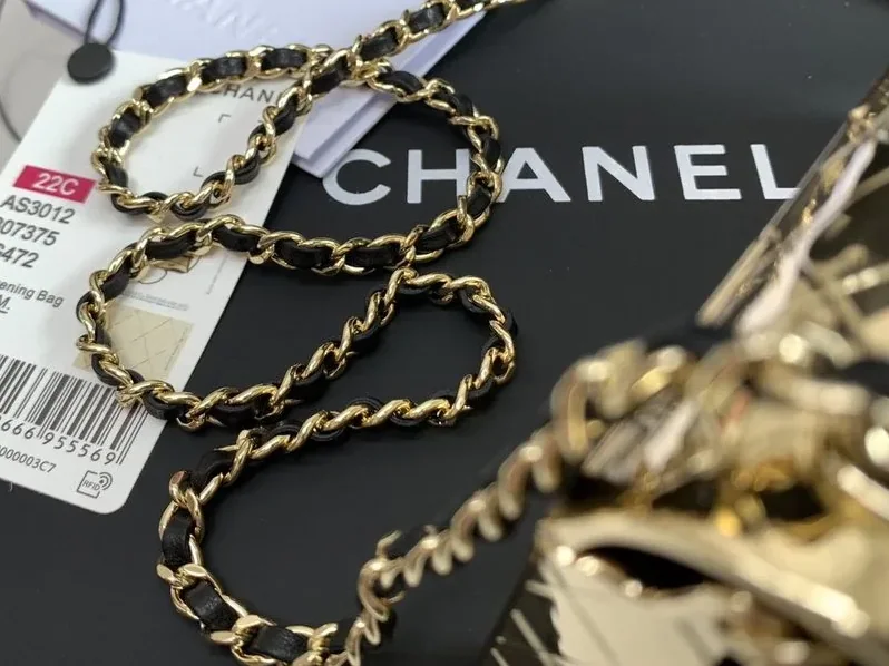 Chanel Evening Flap Bag Small Crossbody in Gold Metalic Gold Hardware Chanel Evening Flap Bag Small Crossbody in Gold Metalic Gold Hardware