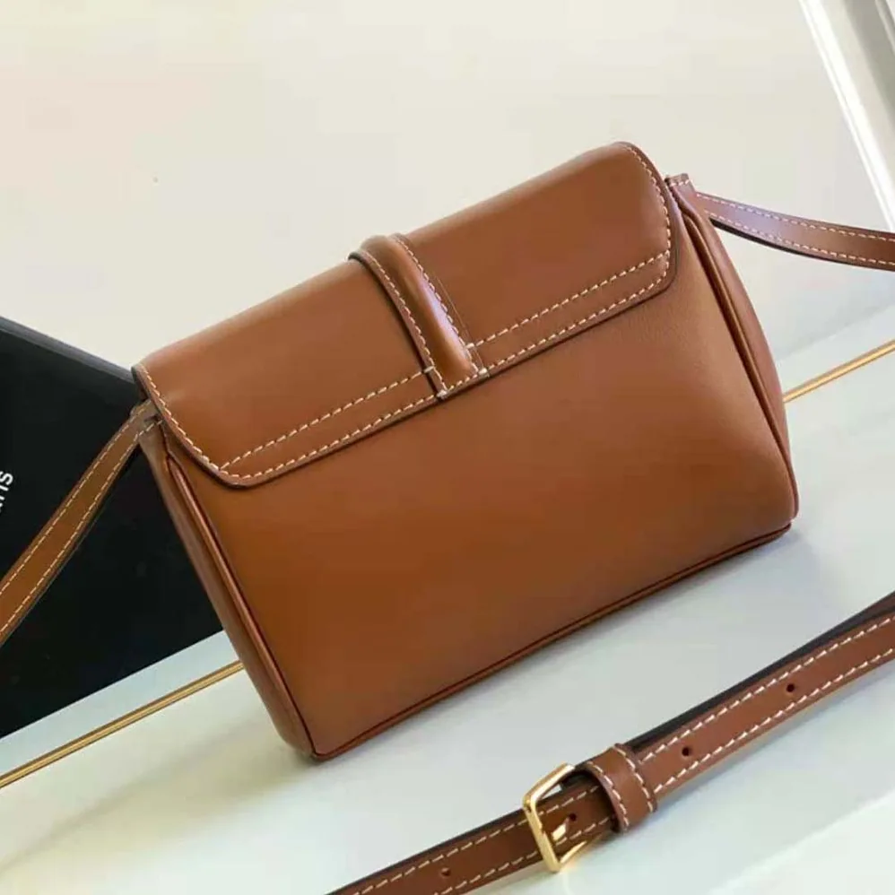 Celine Mini Soft 16 in Smooth Calfskin for Women in Brown Celine Mini Soft 16 in Smooth Calfskin for Women in Brown