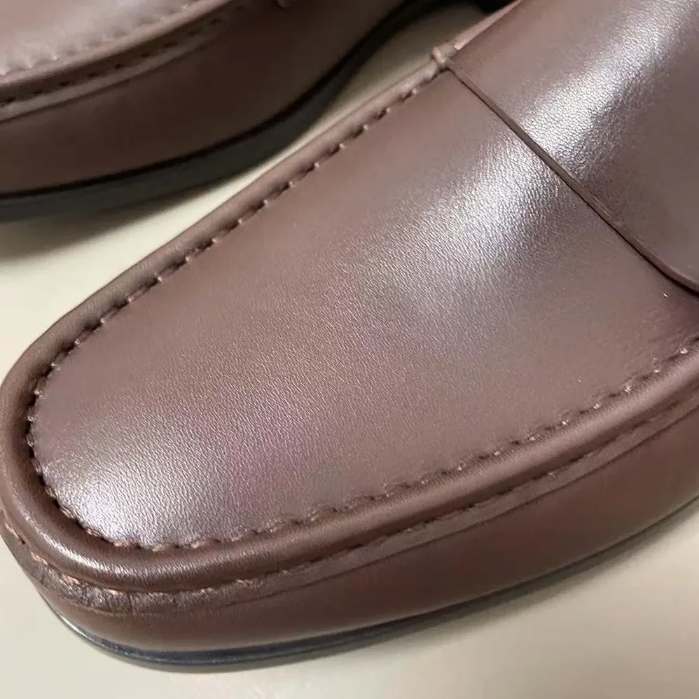 Salvatore Ferragamo Moccasin with Gancini Ornament for Men Salvatore Ferragamo Moccasin with Gancini Ornament for Men