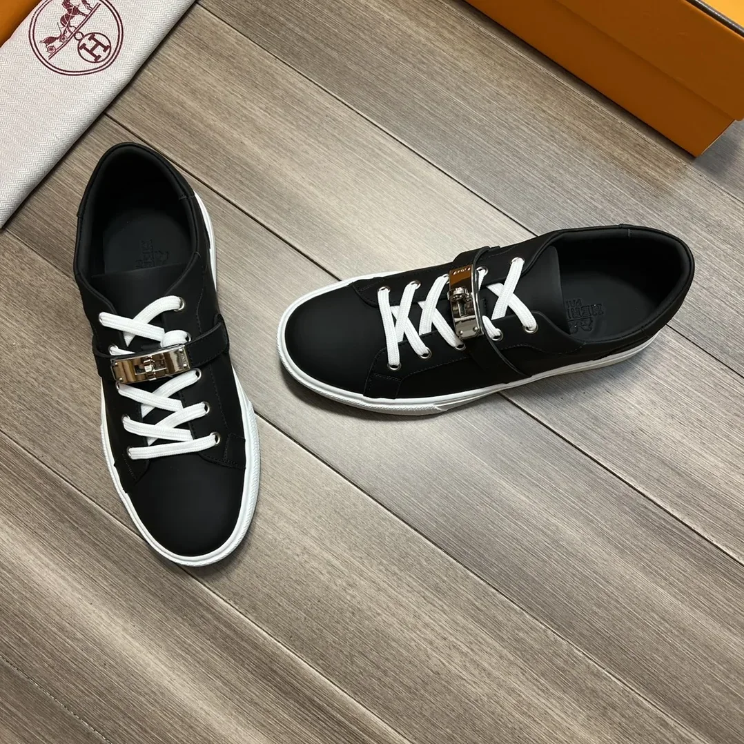 Hermes Casual Sneakers Black Hermes Casual Sneakers Black