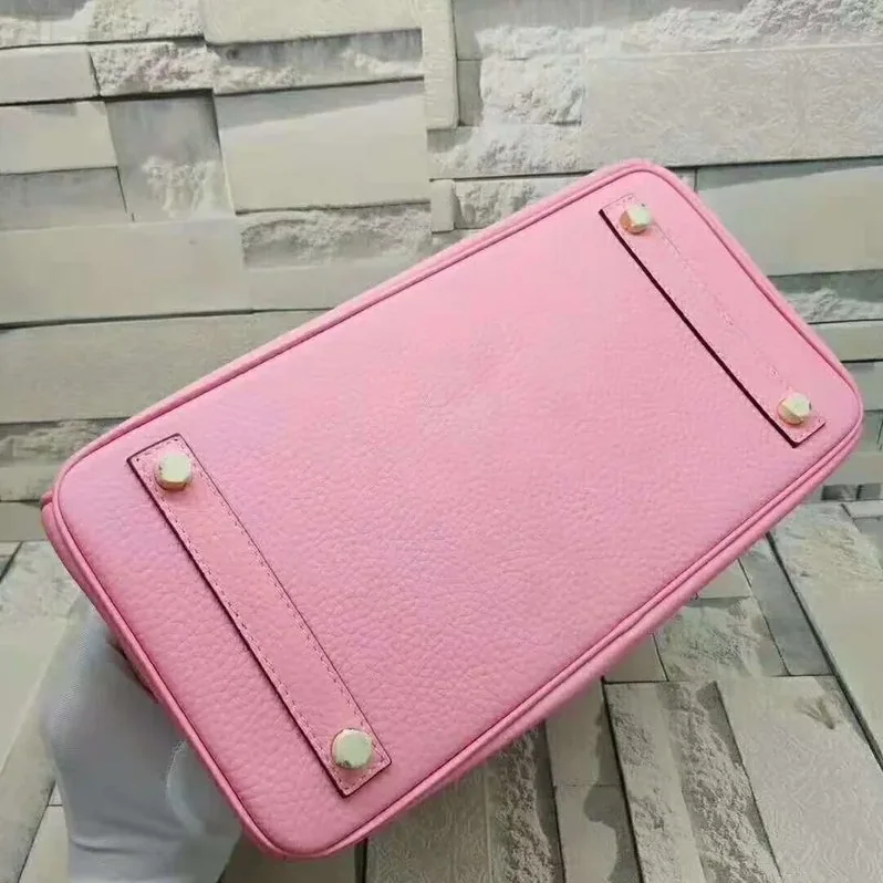Hermes Birkin Top Handle Bag in Pink Gold Hardware Hermes Birkin Top Handle Bag in Pink Gold Hardware