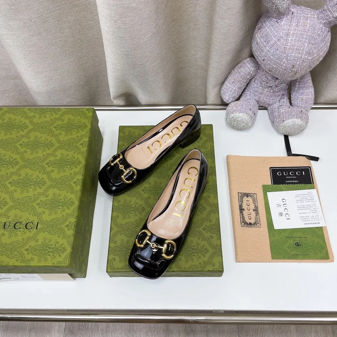 Gucci Ballet Flat With Horsebit Red for Women