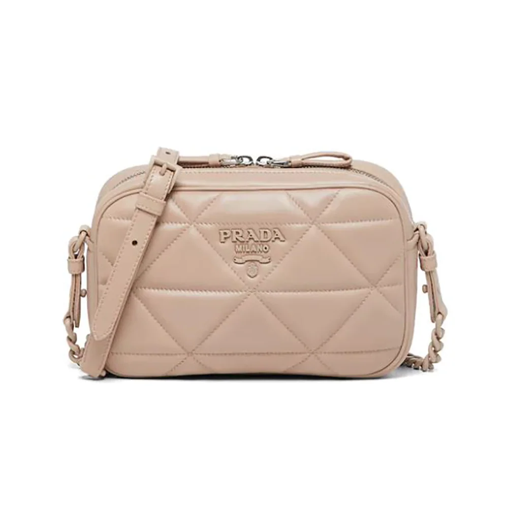 Prada Spectrum Nappa Leather Shoulder Bag for Women in Pink