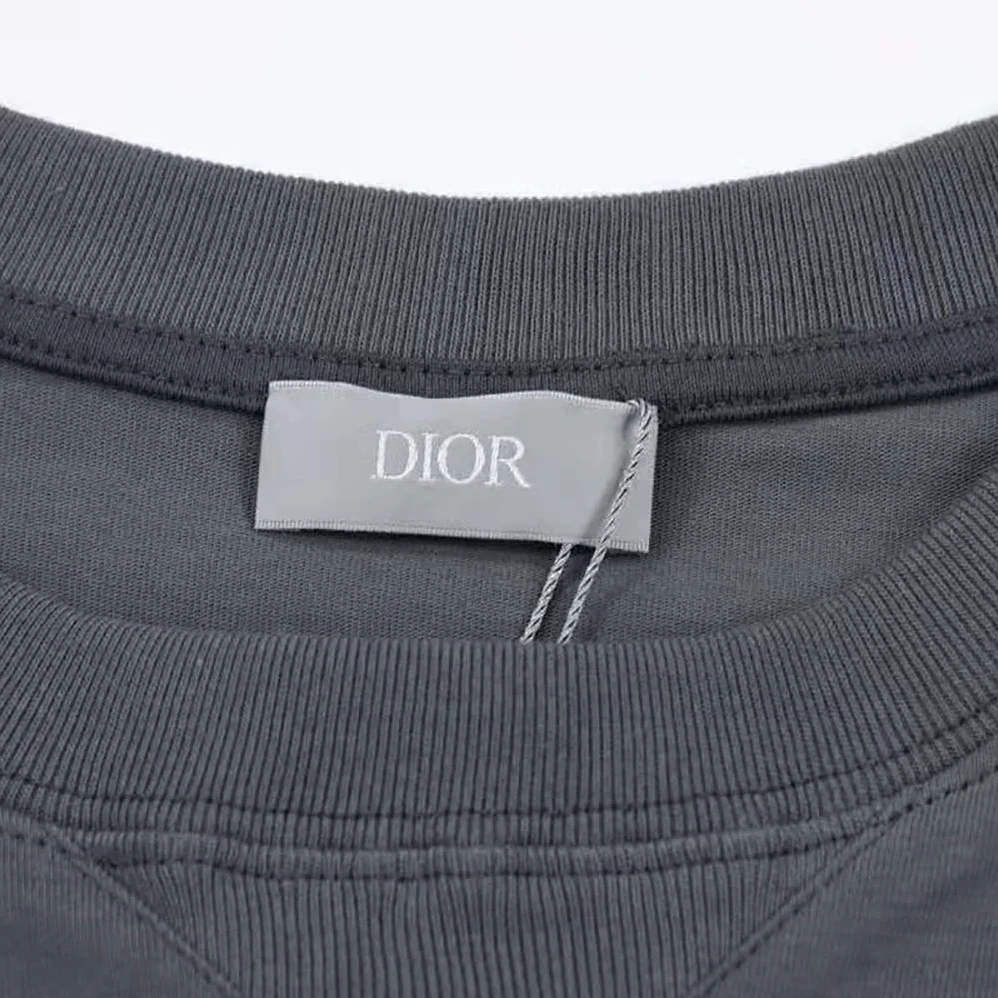 Dior Oversized Cactus Jack Dior T for Men in shirt Gray Cotton Jersey